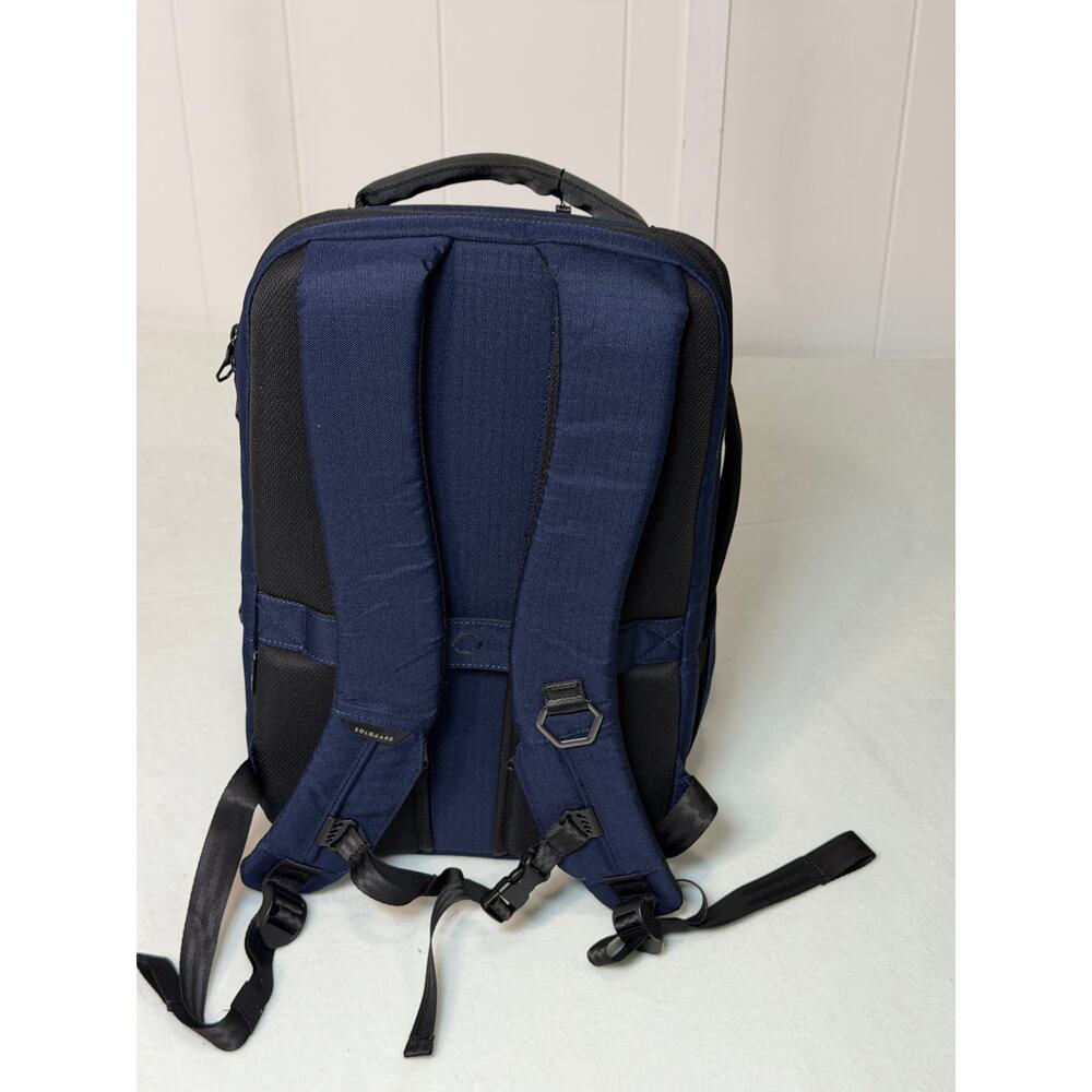 NWT Solgaard Backpack Shore-tex The Endeavor Mini Daypack Carry On Navy Blue - Picture 2 of 7